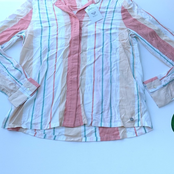 🌸ROXY Mess is Mine Stripe Long Sleeve🌸 - Picture 3 of 4